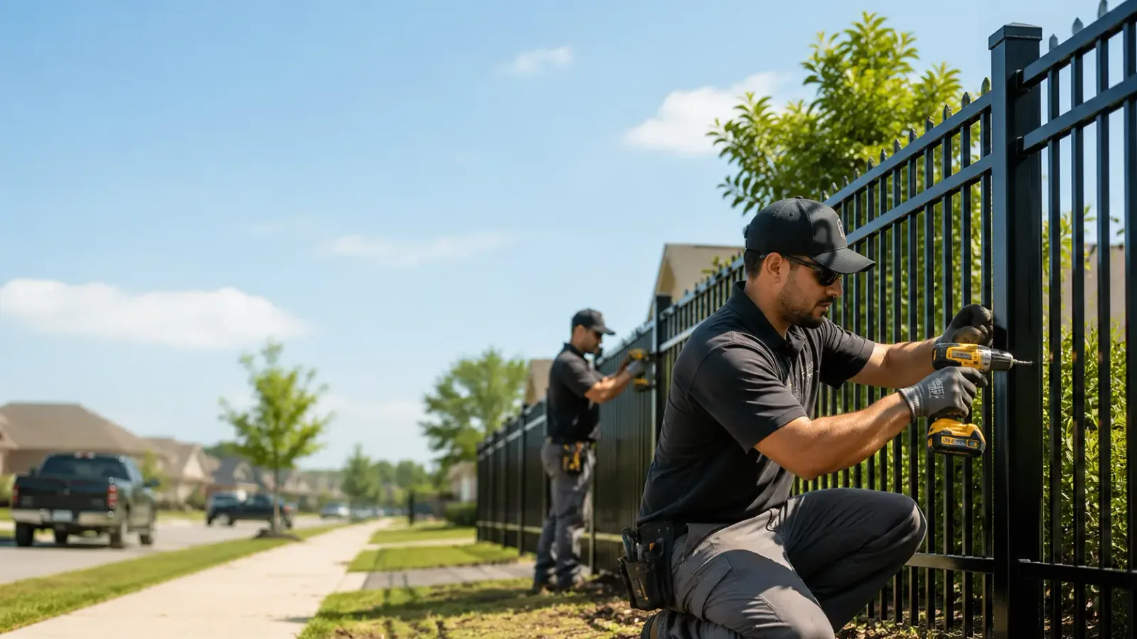Metal Fence Installation in Oak Park, IL